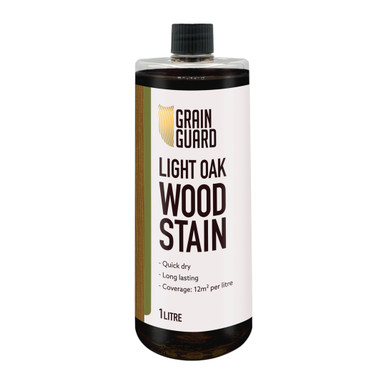 Grain Guard Wood Stain, Water Based, Light Oak, 1l product image