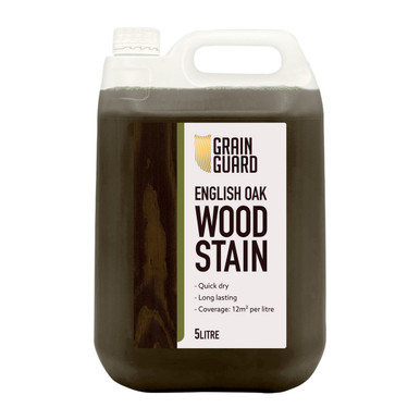 Grain Guard Wood Stain Water Based English Oak 5l product image