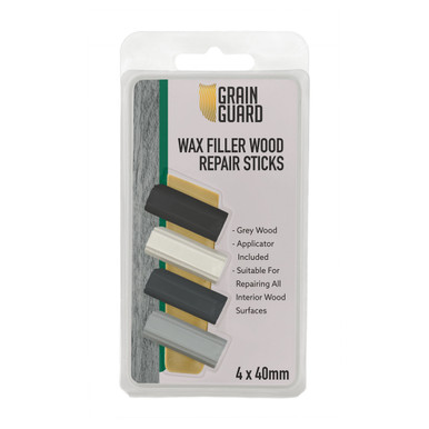 Grain Guard Wax Filler, Wood Repair Sticks, Grey, 4 x 40mm product image