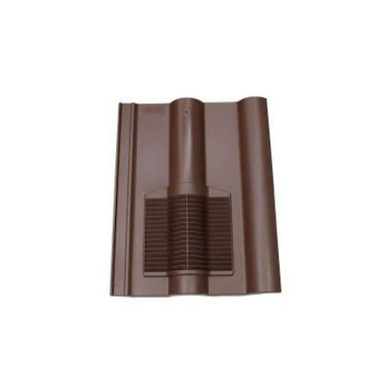 Klober Double Roman Tile Vent, Profile-Line, Brown product image