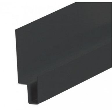 Cedral Click Window Lintel Profile, C50, Black, 3000mm product image
