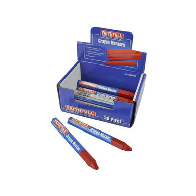 Faithfull Crayon Marker, Red product image