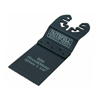 Faithfull Flush Cut Saw Blade, Wood/Metal, 32mm, Pack of 5 product image