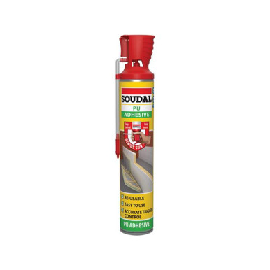 Soudal GeniuS Gun Pu Building Adhesive, Champagne, 750ml product image