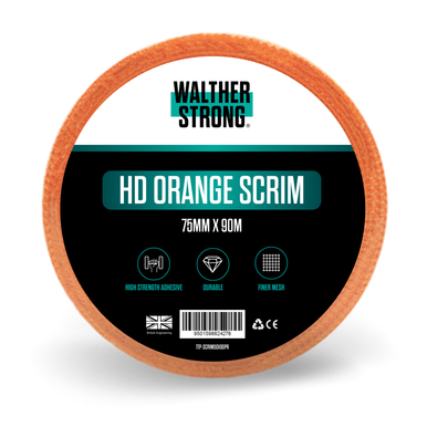 HD Orange Scrim Tape, 75mm x 90m - Box of 24 product image