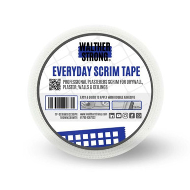 White Scrim Tape - 100mm x 90m - Box of 18 product image