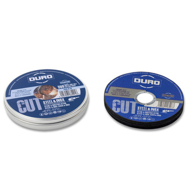 Duro 125mm Super Thin Abrasive Cutting Discs For Steel and Inox, Tin Of 10 product image