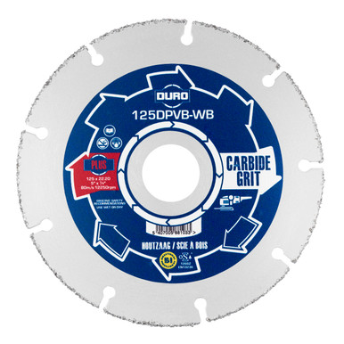 Duro 115mm Carbide Grit Blade For Wood, Plastic and Much More product image
