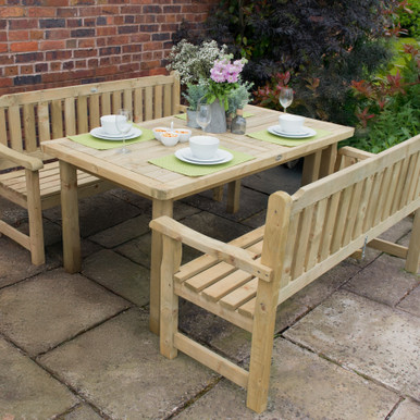 Rosedene Set 1 - Benches & Table set (Home Delivered) product image