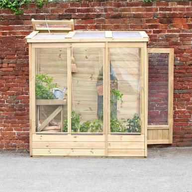 Lean To Green House 4 x 6 Solid Back (Home Delivery) product image