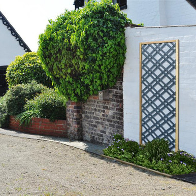 Grey Painted Lattice 0.6M Pack of 4 (Home Delivery) product image