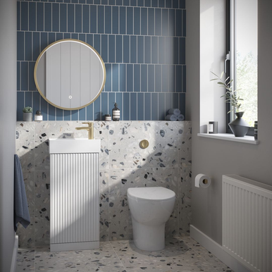 Distinct Malvern Round Dual Flush Button product image