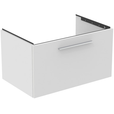 I.Life 800mm Wall Hung Vanity Unit, 1 Drawer, Matt White (Unit Only) product image