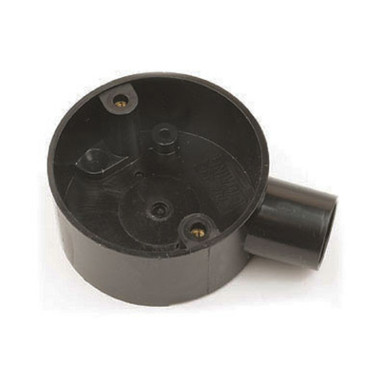 Univolt 20mm, 1 Way, Black Pvc Terminal Box product image