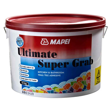 Mapei Ultimate Super Grab Ready Mixed Tile Adhesive 15kg product image