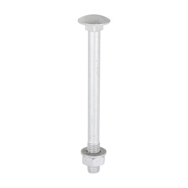 Carriage Bolt Exterior Silver M10 x 120mm (10pcs) product image