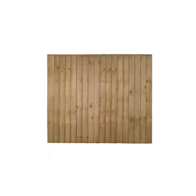 Pressure Treat Vert Board Fence Panel, 1.83m x 1.54m product image