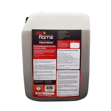 Zeroflame Fire Retardant Treatment, Clear, 20L product image