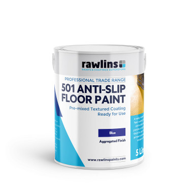 Rawlins 501 Anti-Slip Floor Paint, Blue, 5L product image