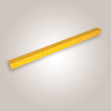 Rawlins Anti-Slip GRP Stair Nosing, Yellow, 1500mm x 55mm x 55mm product image