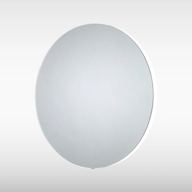 Luna Round Acrylic Border Diffused Led Mirror with Demister, 600mm x 30mm, Cool White product image