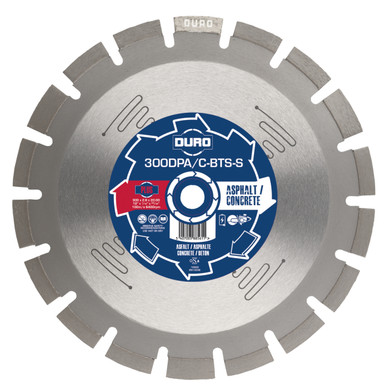 Duro Diamond Blade, 300mm, For Asphalt and Concrete, Noise Reduced product image