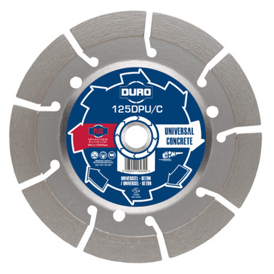 Duro 125mm Diamond Blade For Concrete and Building Materials product image