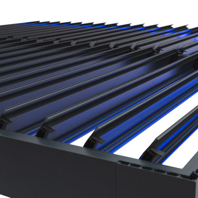 3m x 4m Aluminium Pergola Frame, Anth Grey, With Built In Led Lighting product image