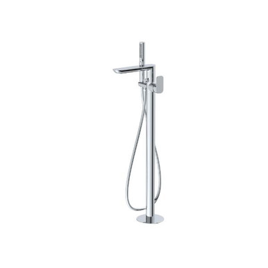 Distinct Lune Freestanding Bath Shower Mixer, Chrome product image