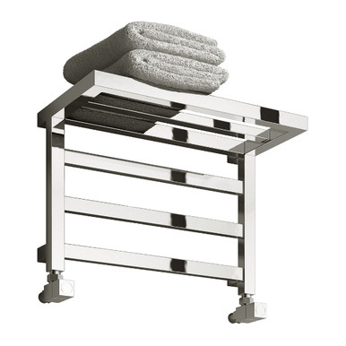 Elvina Chrome Towel Rail and Rack, 350mm x 500mm product image
