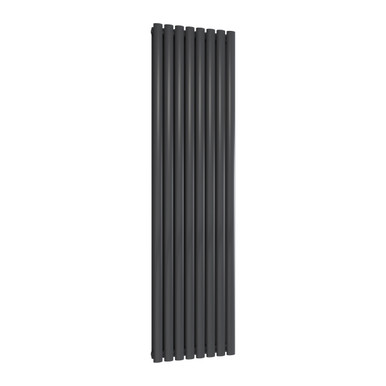 Neva Double Anthracite Vertical Radiator, 1800 x 472 product image