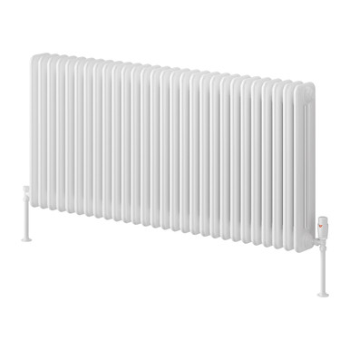 Hedingham White Horizontal Radiator, 600mm x 1265mm product image