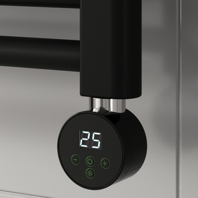 Mini Round Thermostatic Element, 300w, Black product image