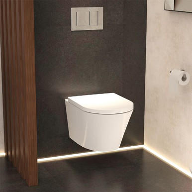 Distinct Baltic Rimless Wall Hung Pan, Pan Only product image