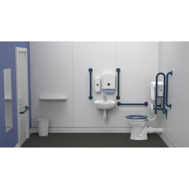 Rails, low level basin, seat, and Lever (Chrome) product image
