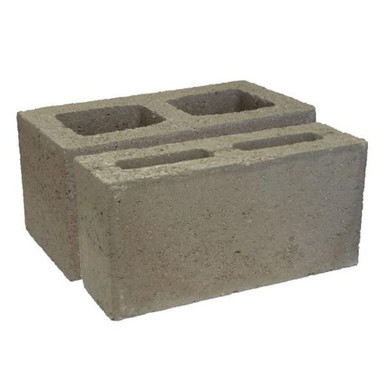 Lightweight Concrete Foundation Block 7.3N, Natural, 300 X