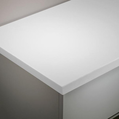 Distinct Chiltern 1200 Sol Surf, 2 Tap Hole, Curved, With Top, Arctic White product image