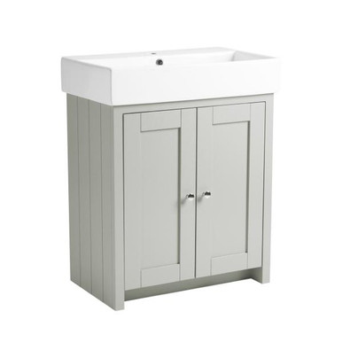 Distinct Chiltern 700mm 2 Door Basin Unit, Pebble Grey (Unit Only) product image