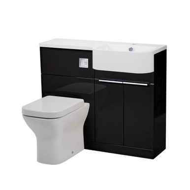Distinct Tasman 1m Semi Count & Bk Wall F/Mnt Unit, Rh, Clay (Unit Only) product image