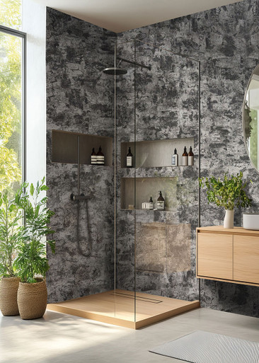 DuraPanel Silver Cloud Gloss Large Corner Kit product image