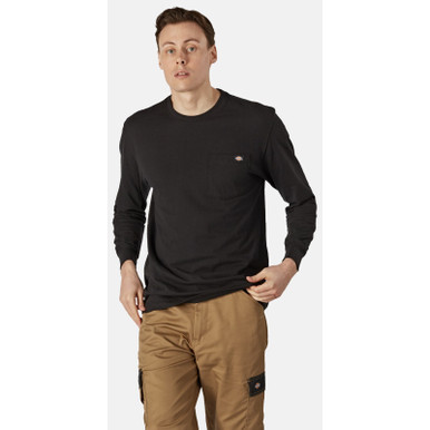 Dickies Pocket Tee Long Sleeve  - Black -  Size XL product image
