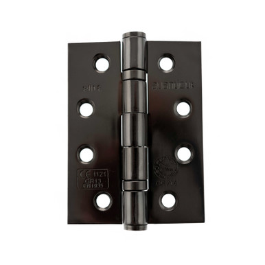 Atlantic Hinges Grade 13 Fire Rated, 4" x 3" x 3mm, Black Nickel product image