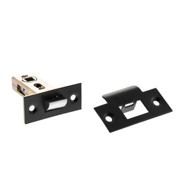 Atlantic Bolt Through Tubular Latch, 2.5" - Matt Black product image