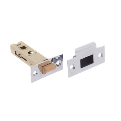 Atlantic Heavy Duty Bolt Through Tubular Latch, 3" - Polished Chrome product image