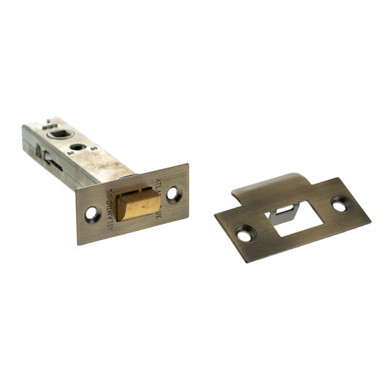 Atlantic Heavy Duty Bolt Through Tubular Latch, 4" - Antique Brass product image
