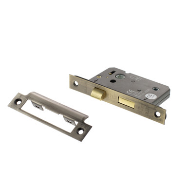 Atlantic Bathroom Lock, 2.5", Matt Antique Brass product image