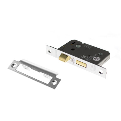 Atlantic Bathroom Lock, 2.5", Polished Chrome product image