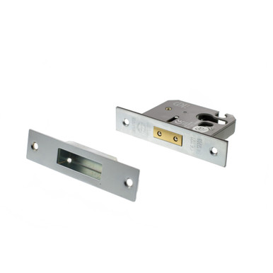 Atlantic Euro Deadlock, 3 Inch, Satin Chrome product image