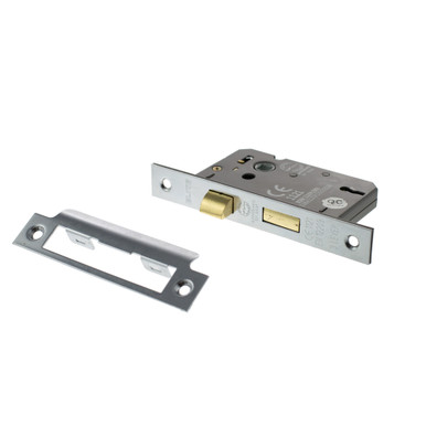 Atlantic 3 Lever Key Sashlock, 3", Satin Chrome product image