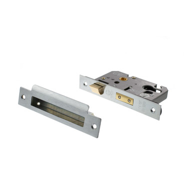 Atlantic Euro Sashlock [Ce], 3" - Satin Chrome product image